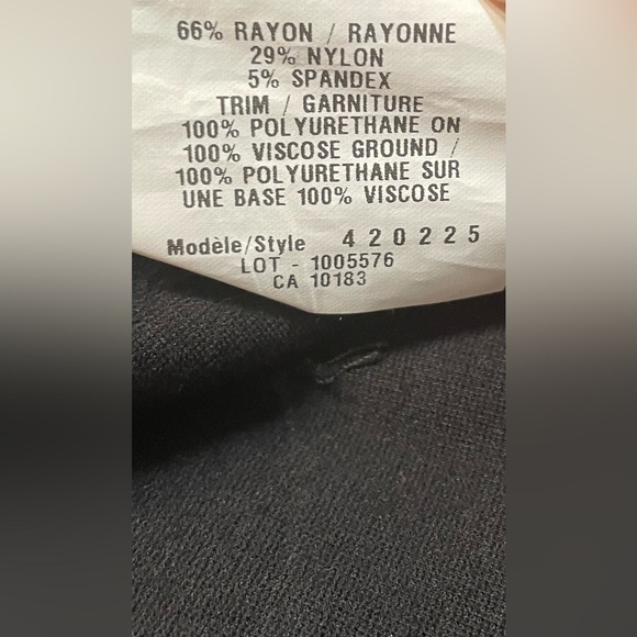 Cartier Faux Leather Short Sleeve Top - Picture 5 of 5